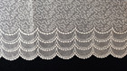 Vintage antique  White  English Embroidery Net  Cotton Leavers Lace  2 Yards