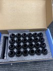 Mardarth Set Of 24  14x2 0 Spline Wheel Lug Nuts 1 Socket Key  Black