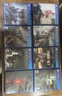Playstation Ps4 ps5 Mixed Game Lot W  Cases  Dragon Quest  Cyberpunk  Metal