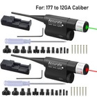 Red Laser Bore Sight Collimator For  177 To  50 12ga Caliber Bore Sighter Rifles