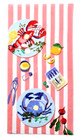 Vera Bradley Beach Towel  In Lobster Clause