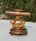 Theodolite Alidade Telescope Compass Instrument Solid Brass Antique Vintage Gift
