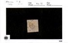 Denmark  Postage Stamp   2 Used  1851 Royal Emblem  ad 