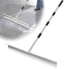 Large 33 4  Floor Squeegee - Heavy Duty Silicone Blade  63  Stainless Handle  An