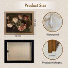 Gold Framed Wall Art Vintage Flower Vase Painting Canvas Print Living Room Be   