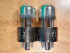 Pair Of Sylvania Jan Chs 6sn7w Short Bottle 1945 Tubes  2 - 10  Matched