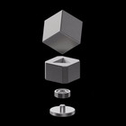 Tungsten Cube   Rotating 360   Aluminum Base - 1 5   2 2 Lbs