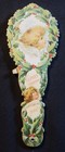 1905 Cupids Calendar Christmas Chromolithograph 6 Panel Collapsible Hand Fan