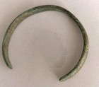 Ancient Celtic Bronze Bracelet With Snake Terminals 800-600 B c 