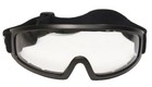 Lunatic Motorcycle Riding Glasses   Goggles Adult - Black - Clear - Single Lens
