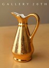 Vintage  Mid Century Vase Creamer  22k Gold Porcelain 50 s 60 s Mcm Atomic Ranch