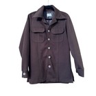 Vintage 70s Levis Panatela Brown Shirt Jacket Western Style Retro Menswear