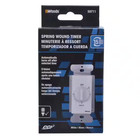 20-amp 15-minute In-wall Spring Wound Countdown Timer Switch  White