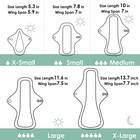 Reusable Menstrual Pads  Ultra Thin Pantiliners For Thongs With Wet Bag