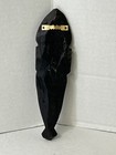 Vintage African Ebony Wood Sculpture - Hand-carved Mask 9 5x2 5 In Unique Decor