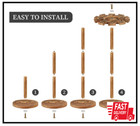 Freestanding Rustic Wood Baseball Bat Display Rack  Bat Holder  Holds 10 Bats