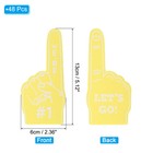 Mini Foam Fingers 5 1   we re  1 let s Go  Foam Finger For Sports Game  Yellow