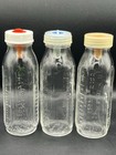 Vintage Evenflo Glass Pyrex Baby Bottle 8oz Infant Feeding Lot Of 3
