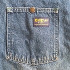 Vintage Oshkosh Bgosh Denim Chore Coat Mens Blue Union Made Usa Jacket Xl