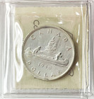 1948 Silver Canada  1 Dollar George Vi Coin Iccs About Unc 55 Key Date