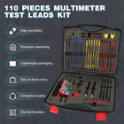 110pcs Automotive Test Lead Kit  Aes Wave Multimeter Lead Kit With Back Probes 