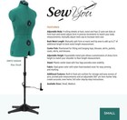 Sew You Adjustable Dress Form S m  Sizes Us 4   12  Female Sewing Mannequin With
