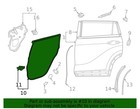 2020-2025 Oem Toyota Highlander Right Rear Door Weatherstrip Seal 67871-0e080