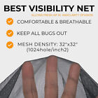 Men Women Mosquito Net Hat Bug Head Netting Bucket Sun Fishing Hiking Safari Cap