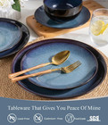 Porcelain Dinnerware Sets For 6 18 Piece Plates And Bowls Set