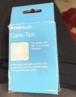 Cvs Health Reinforced Rubber Cane Tips Black 3 4 In - 2 Pack