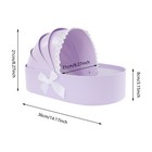 10 Pcs Cradle Gift Box Companion Gift Box Cradle-shaped Flower Basket Gift Box