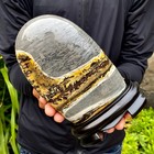 3 59lb Beautiful Natural Chinese Dendritic Limestone Picture Stone Guohua -rare