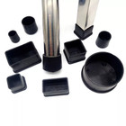 Pvc Polyvinyl Rubber Round End Cap Thread Cover Plastic Tube Steel Pipe Protect 