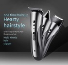 3-in-1 Men Grooming Kit Rechargeable Hair Clipper Shaver Nose Ear Hair Trimmer