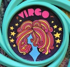 Vintage Colorful Zodiac Virgo Astrology Wall Hanging Plaque Art Decor Horoscope 