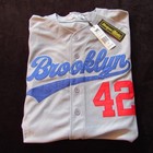 Headgear Classics Brooklyn  42 Negro League Baseball Stitched Jersey Nwt  125  M