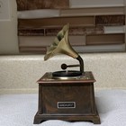 Sandhurst Miniature Gramophone Phonograph Music Box Decorative Collectible