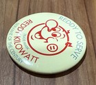 Vintage Advertising Reddy Kilowatt Round Metal Mirror