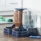 Waterer Water Dispenser Station  Large For Dogs And Cats  Blue  2 5 Gallons