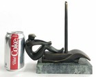 Art Deco Bronze Sculpture Of A Man Rowing A Boat By Mario Nick Figurine Artwork
