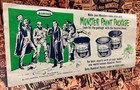 Vintage 1963 Aurora Monster Model Paints Package Humbrol Flyer Store Display Wow