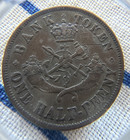 1850 Bank Of Upper Canada One Half Penny Bank Token -  c56995nq