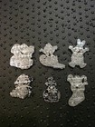 Disney World Wdw Chip 6 Pin Set 2026 Wave A Hidden Mickey With Christmas Chaser 