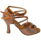 Professional Women Dance Shoes 7cm High Heel Sexy Rhinestones Latin Dance Shoes