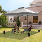 13x13ft Pop Up Canopy Tent One Push Setup Heavy Duty W  Wheel Carry Bag Sandbags