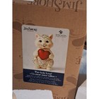 Jim Shore Heartwood Creek Purr-fectly Loved Cat Heart Figurine 6006225 Enesco