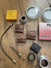 Lot Of Vintage Camera Lens Various Sizes   Brands  Not Tested Pieces  Parts Only