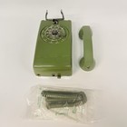 Vtg 1960   s 70   s Western Electric 554 Bmb Rotary Wall Telephone Green Nos Rare Bo