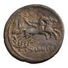 Roman Republic Ar Denarius 110-109 Bc C  Claudius Pulcher Ar Silver Coin 4i