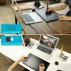 Huion Q11k V2 Wireless Graphic Drawing Tablet 8192 Battery-free Pen Tilt Support